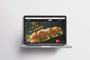 Site web du magasin Bercolino, spécialiste des sandwichs gourmets et faits maison.